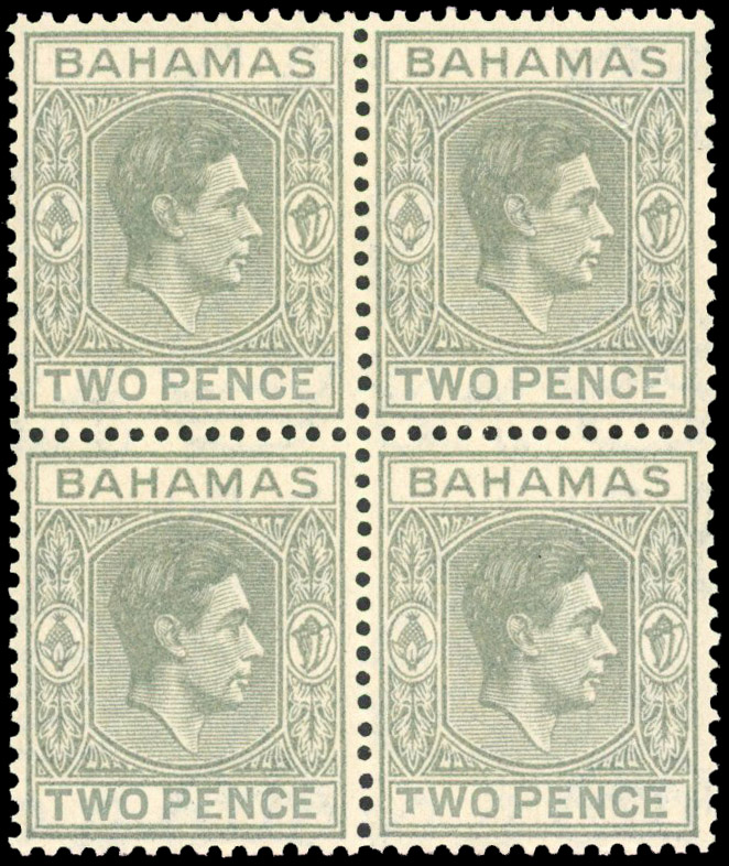 Bahamas SG 152a block mint