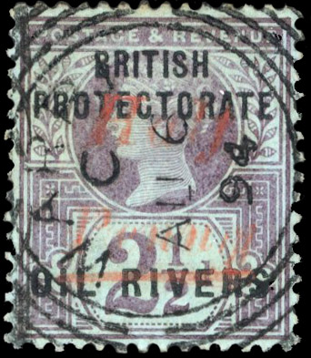 Niger Coast SG 17 used