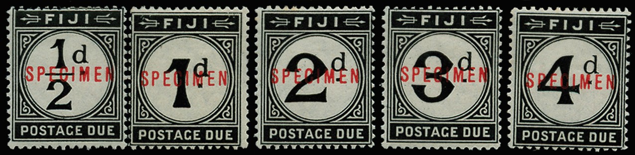 Postage Due. 1918 set of 5 to 4d,...