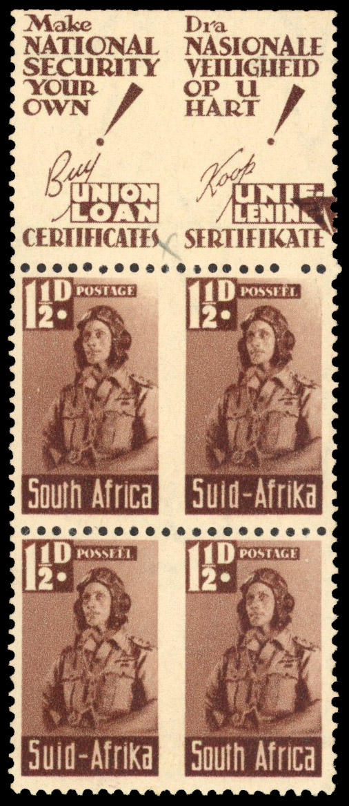 South Africa SG 99b block mint
