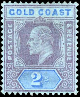 Gold Coast 1907 2s damaged frame and Crown new discovery mint