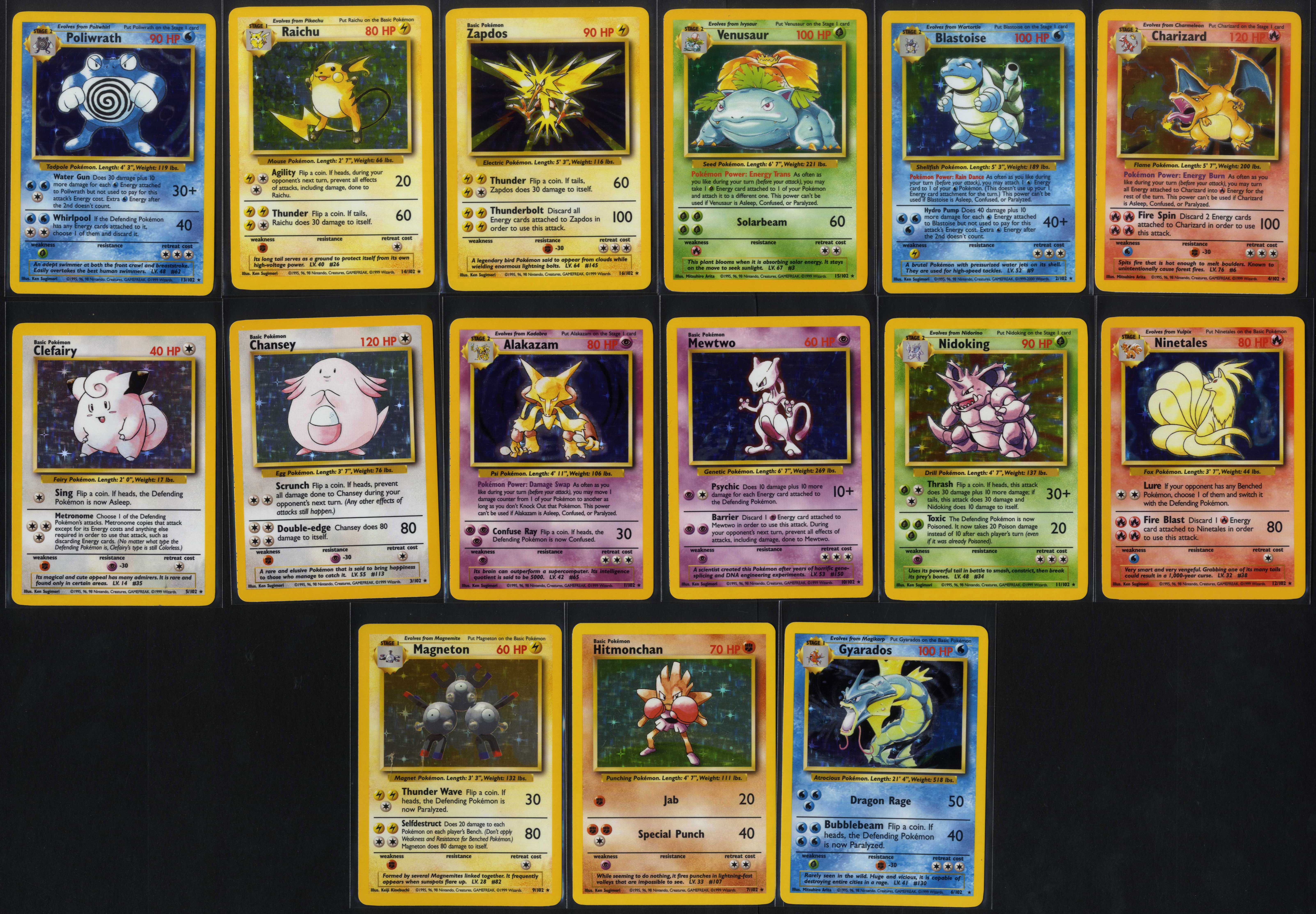 Base Set - Unlimited & 4th Print - 67/102 cards