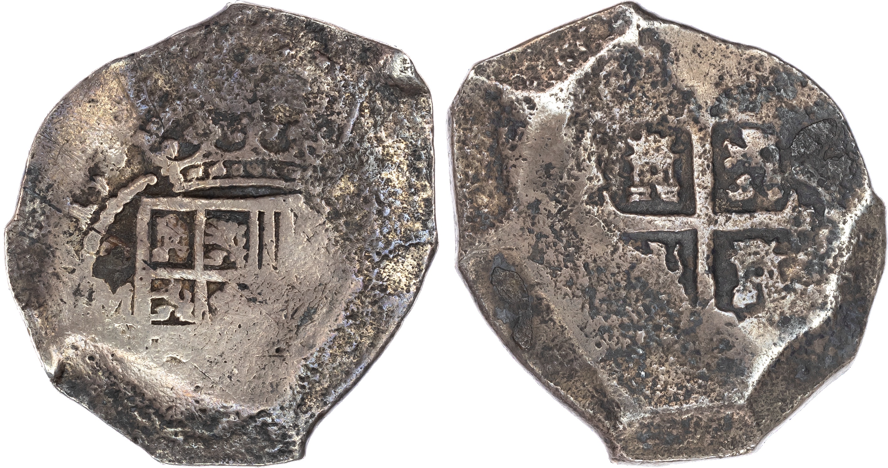 Mexico (colonial), silver cob of 8 Reales, Mexico City mint