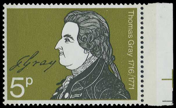 1971 5p Literary Anniversaries. Very...