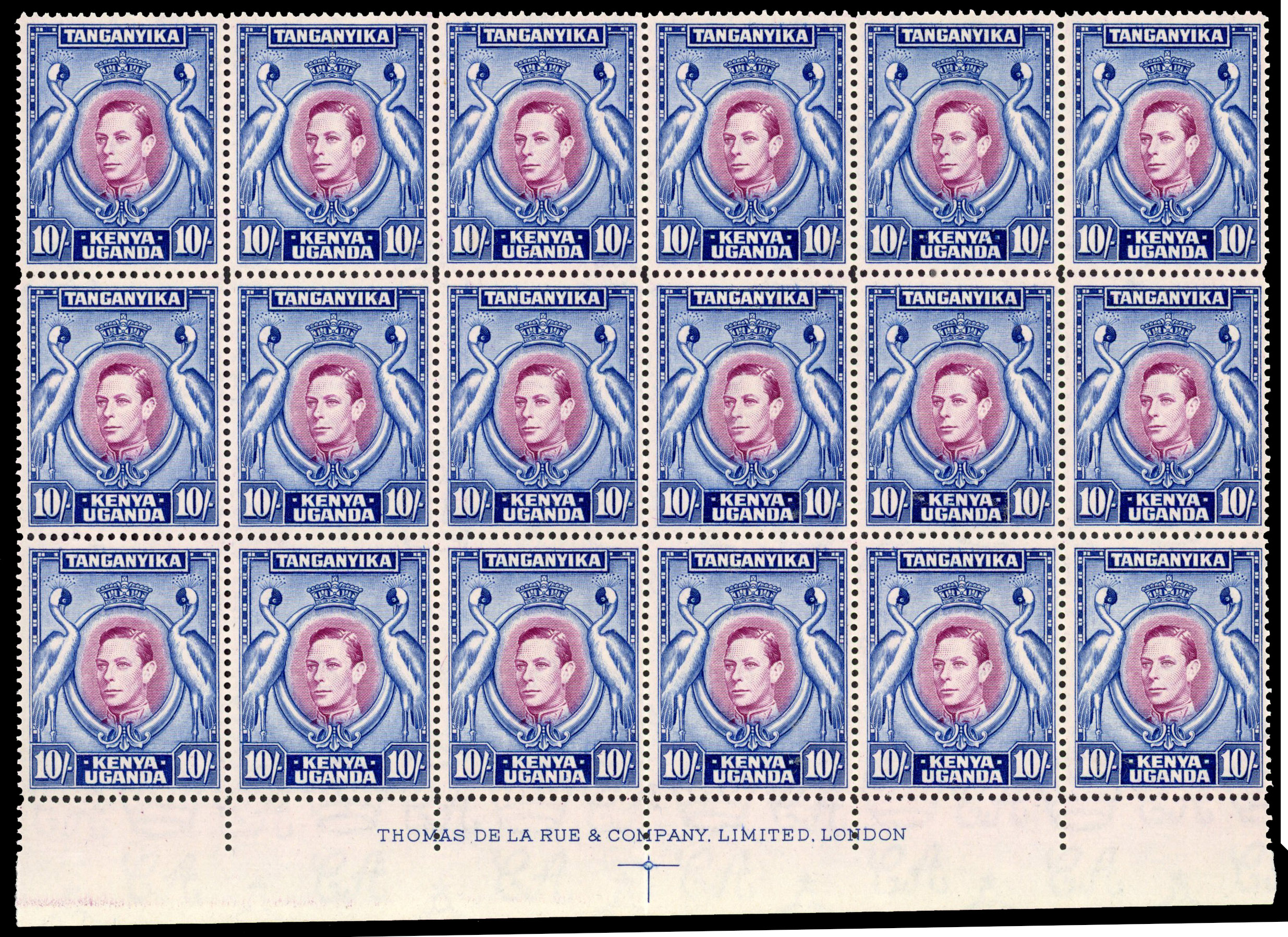 KUT SG 149a imprint block mint