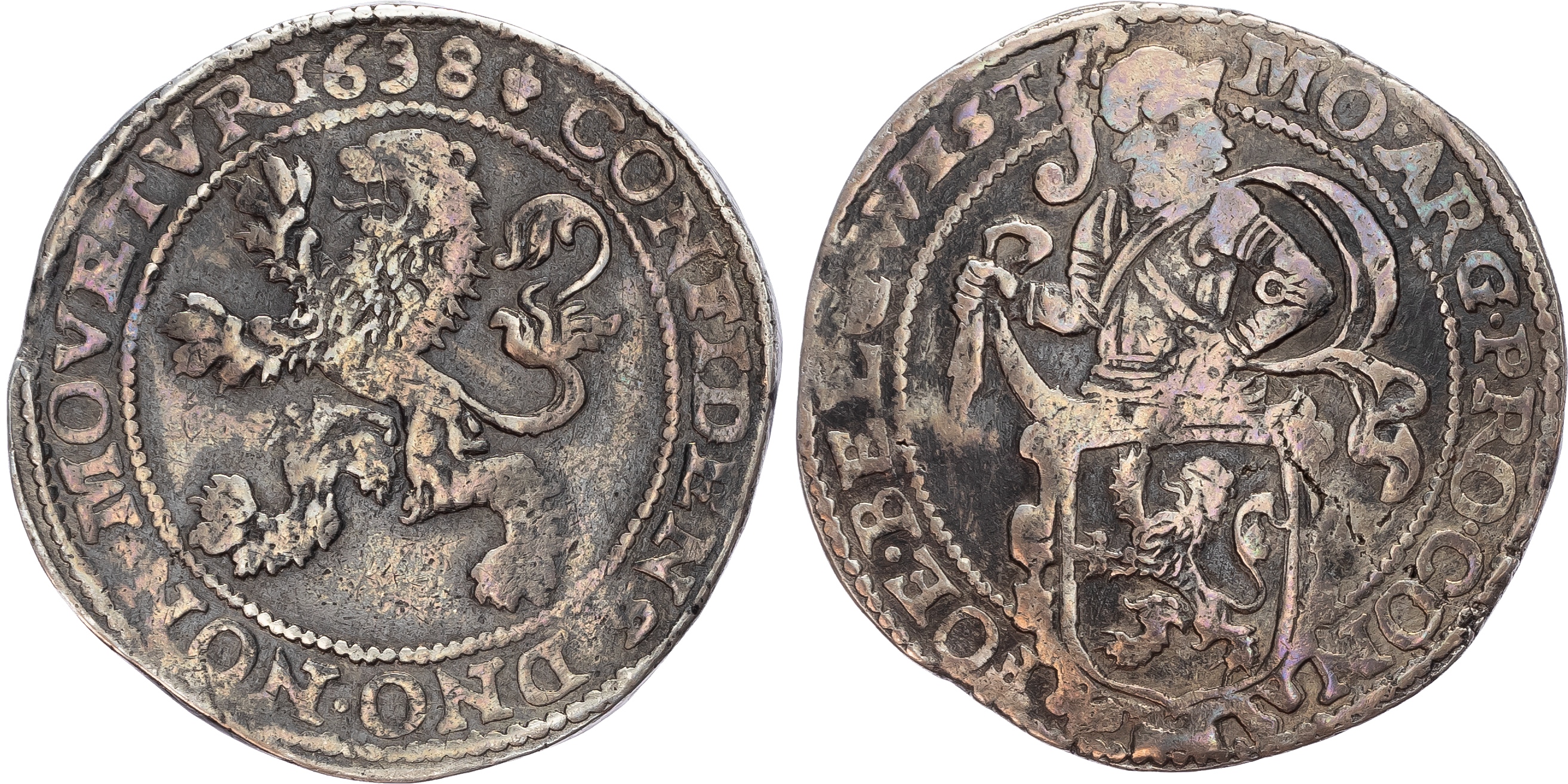 Netherlands, West Friesland, silver Lion Daalder, 1638