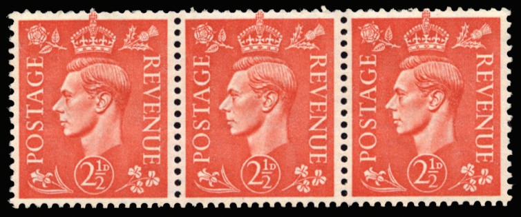 1951 2½d Pale scarlet (Wmk. Sideways). Very fine...