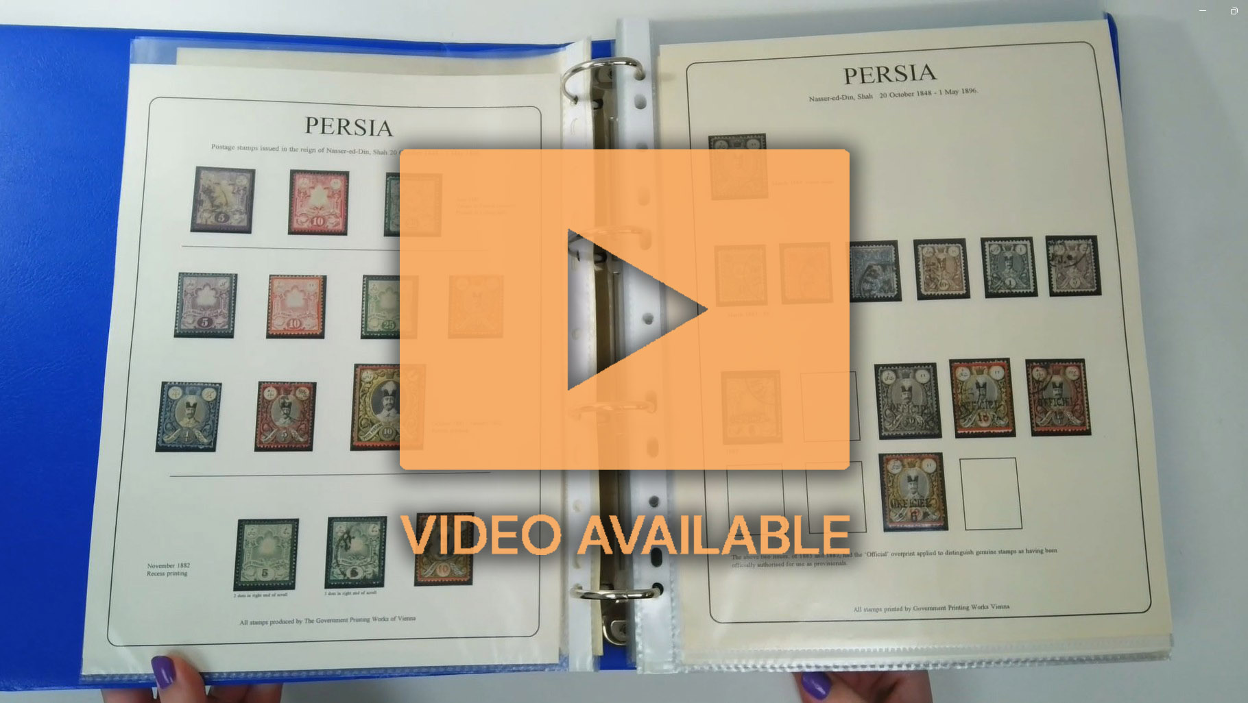 IRAN mint and used collection in album and stockbooks