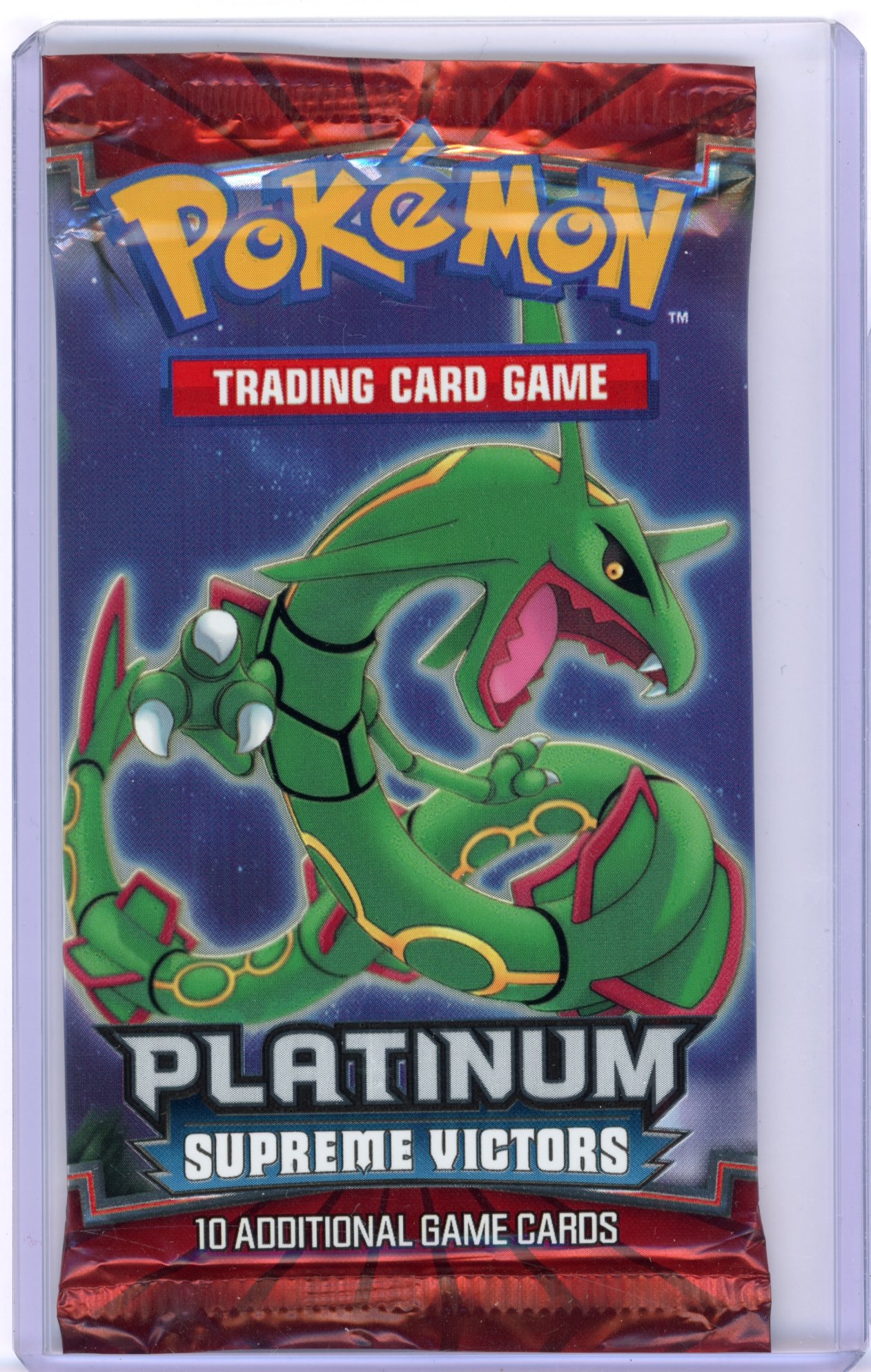 Platinum Supreme Victors Sealed Booster Pack - Rayquaza Artwork