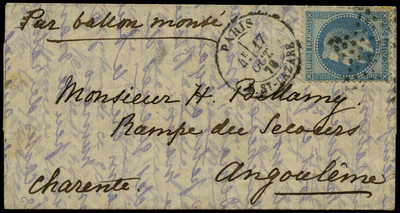 Fifteenth Balloon of the Siege: 1870...