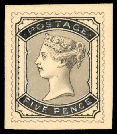 c.1879 5d Hand painted essay. 