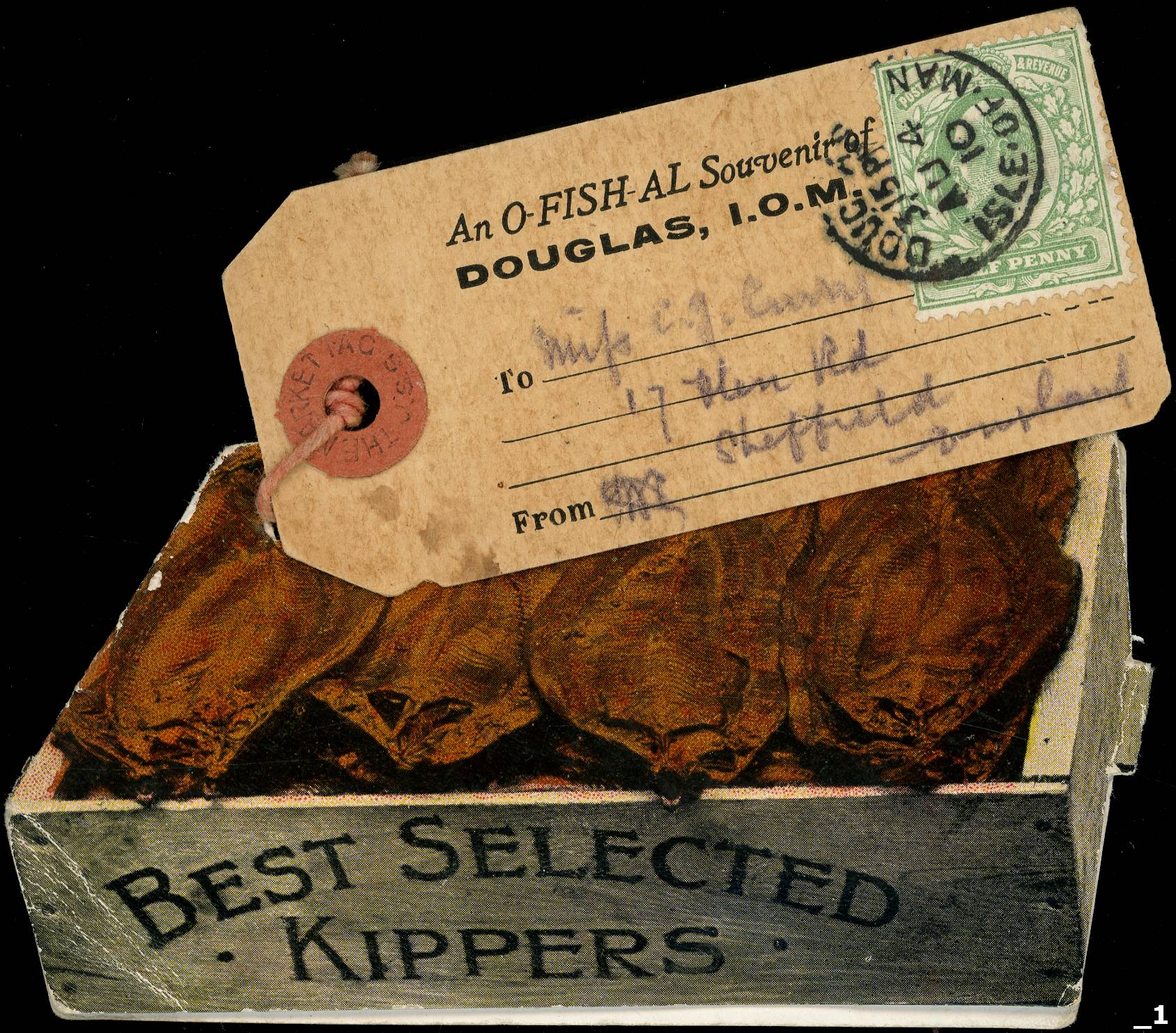 Great Britain 1910 Isle of Man novelty postcard with pull out views...