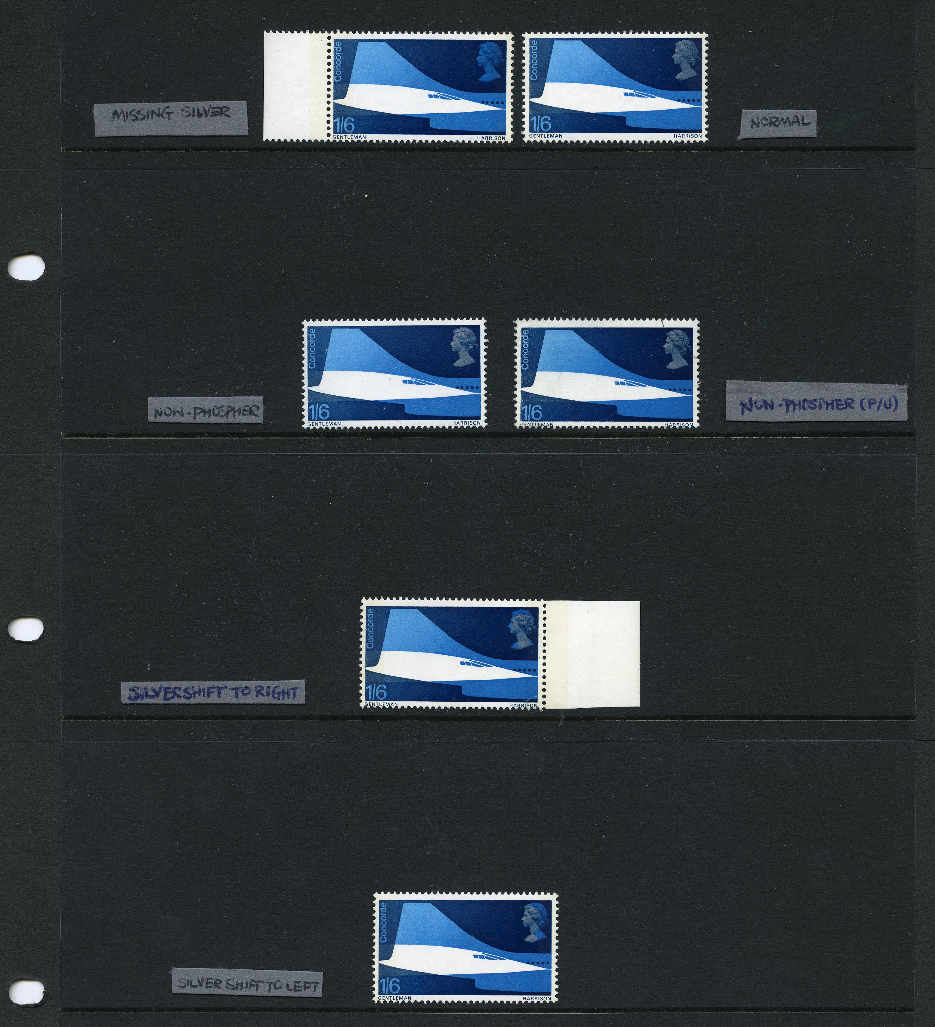 1969 Concorde 1s6d deep blue, silver-grey...