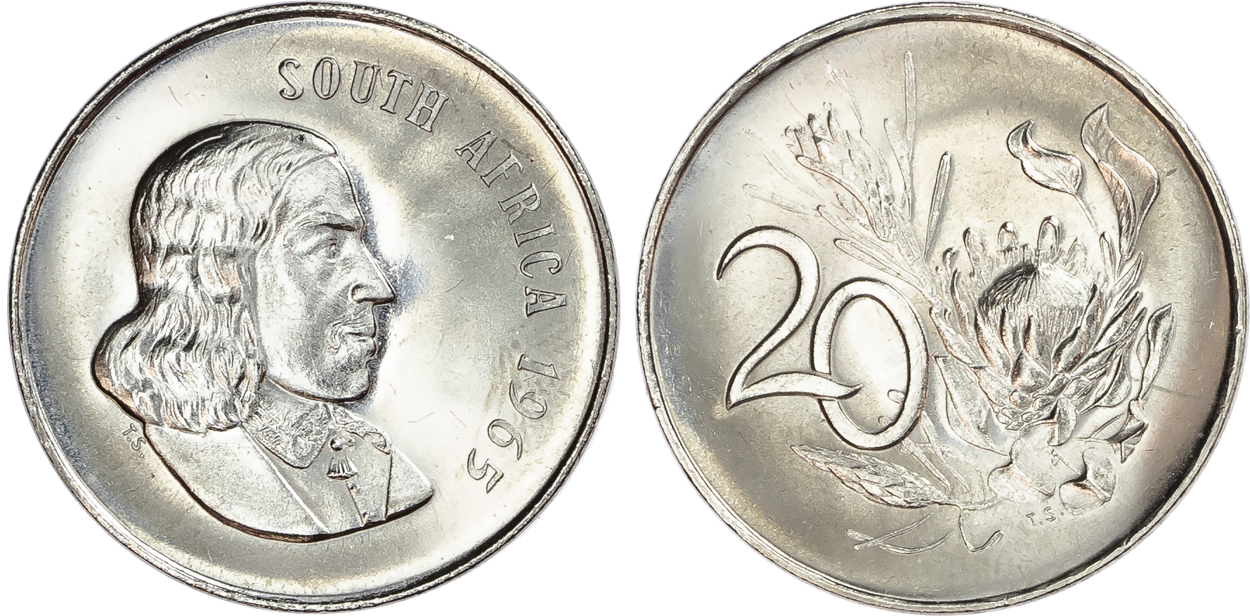 South Africa. Royal SA Mint Proof AV 9 Coin Year Set. 1965. 