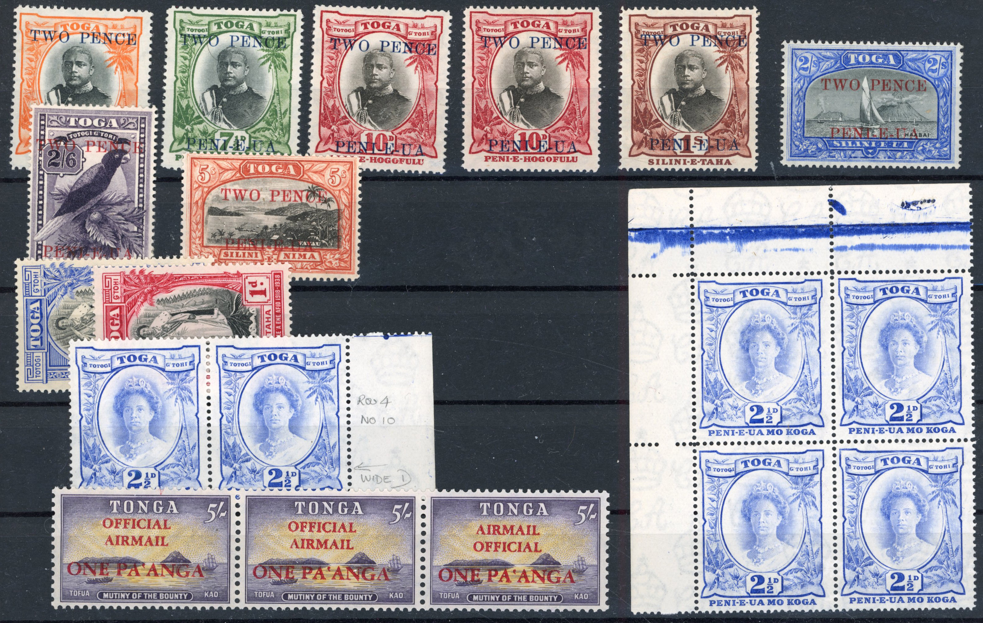 Tonga 1897-1962 collection mint