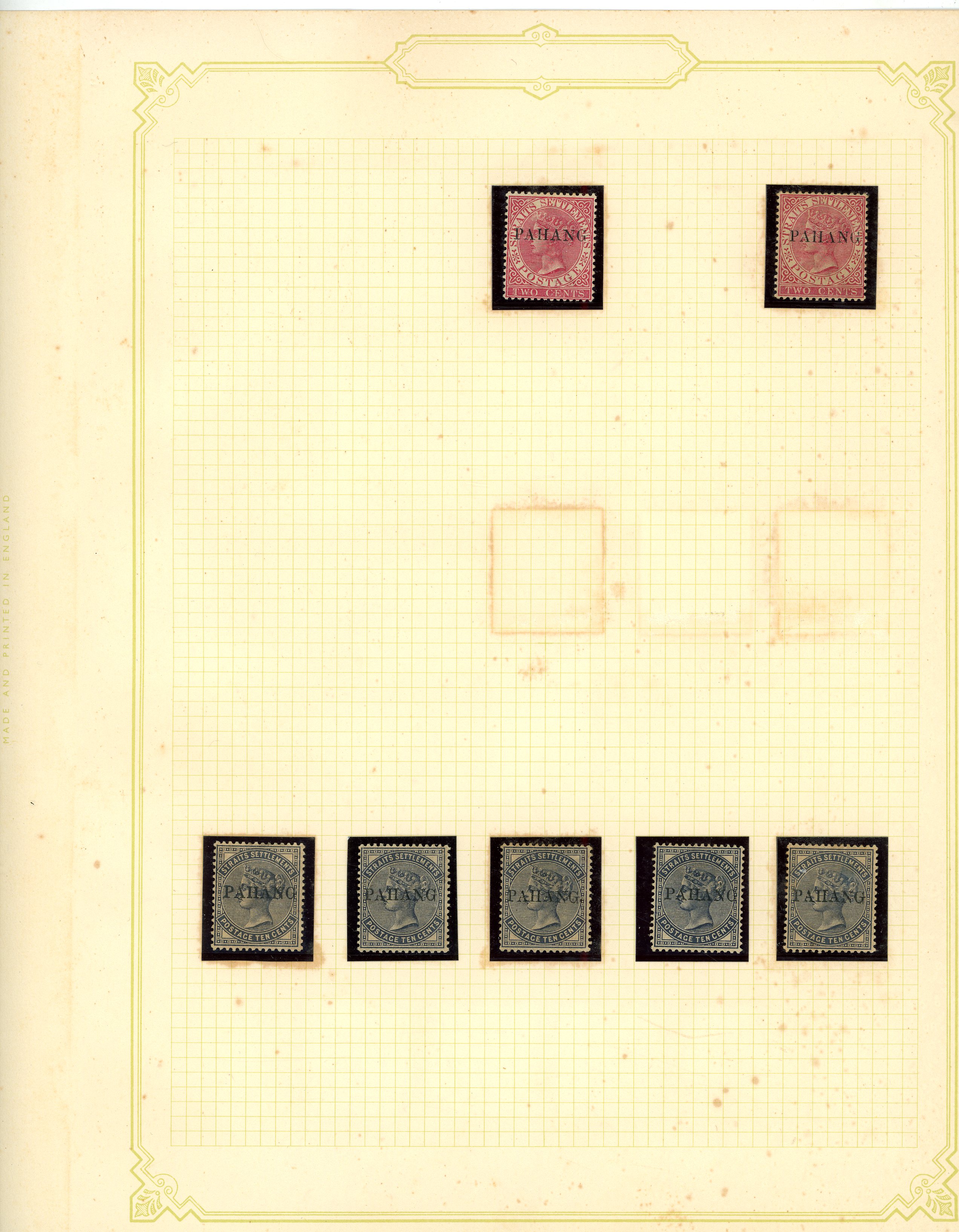 1889-1965 mint and used collection (hundreds) on leaves.  A number of highly-catalogued earlies including SG 1 unused and...