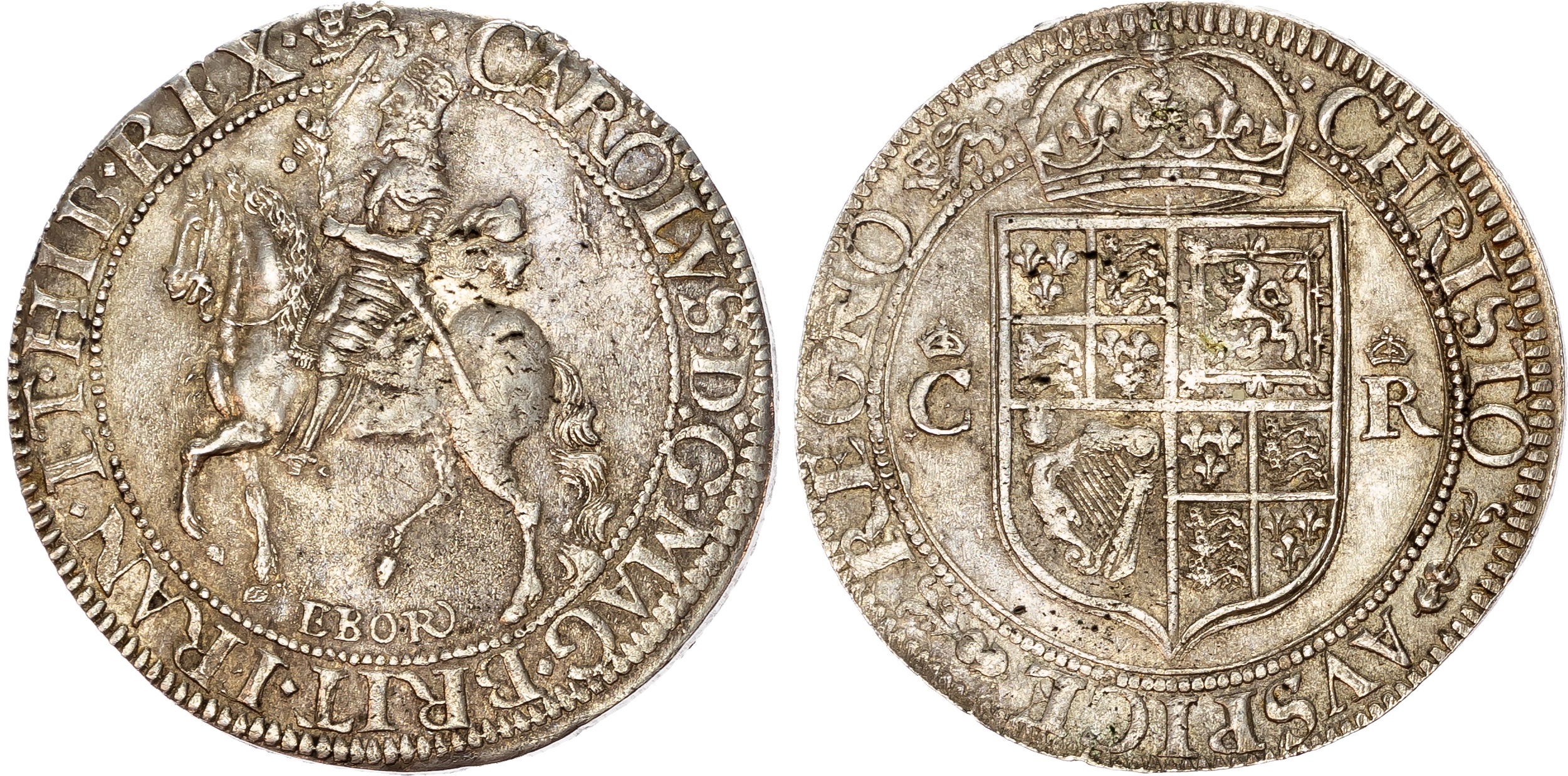 Charles I (1625-49), Halfcrown, group 3 (type 5), York