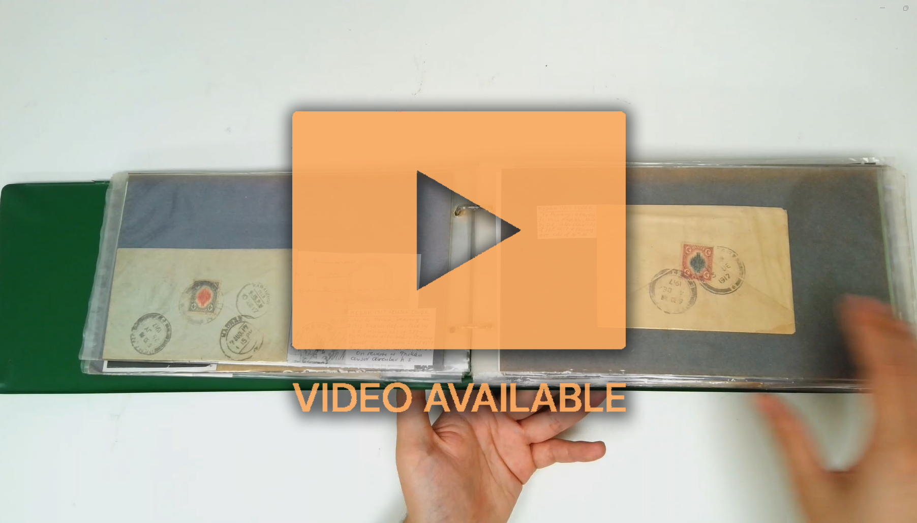 Malayan States covers in green album