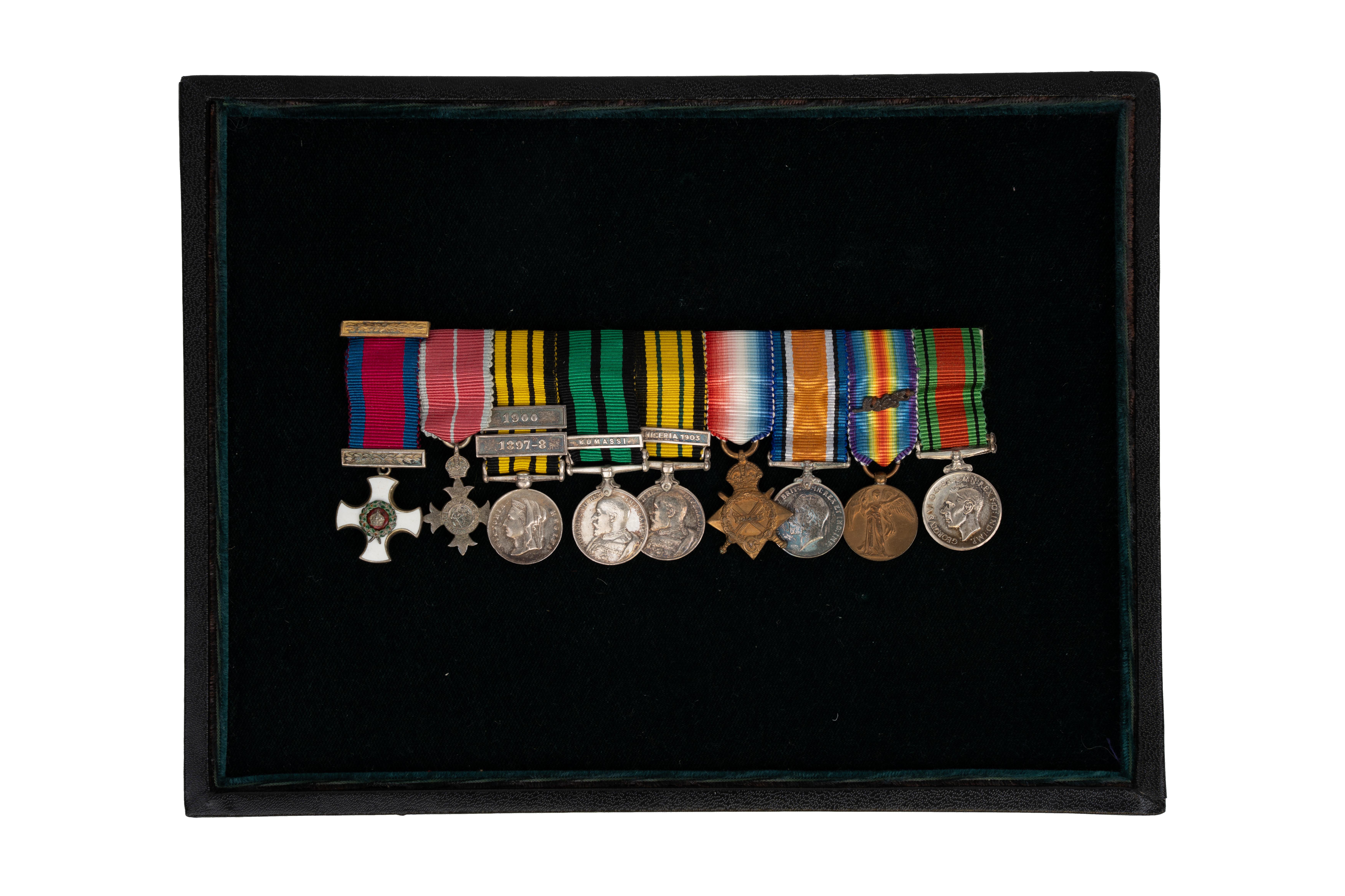 The Miniature South Wales Borderes, Regimentally Important, DSO OBE, West Africa, Ashante