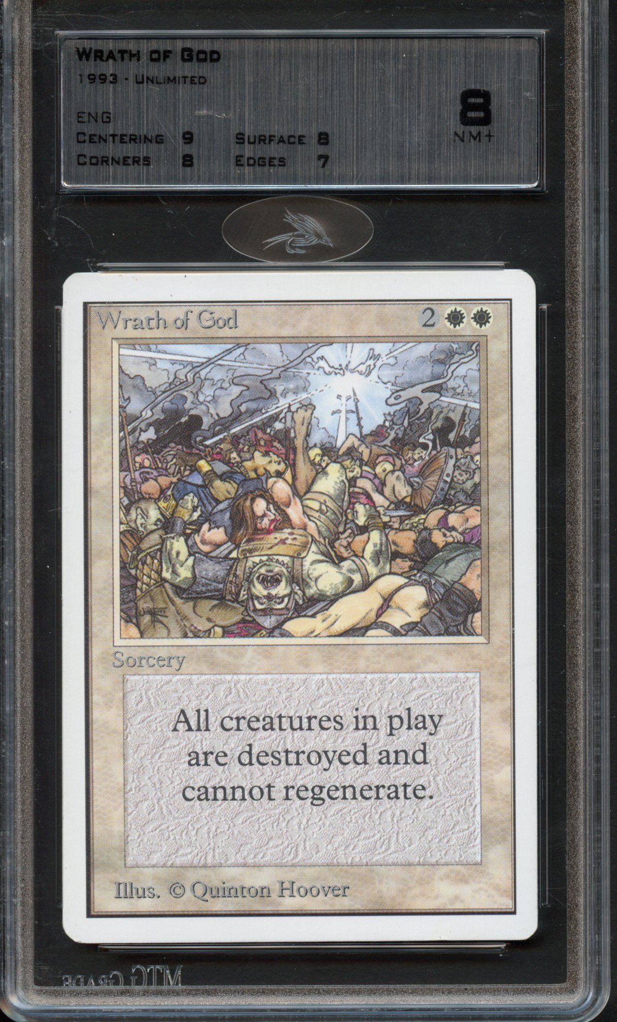 ‘MTG Grade’ 8 Wrath of God - Unlimited