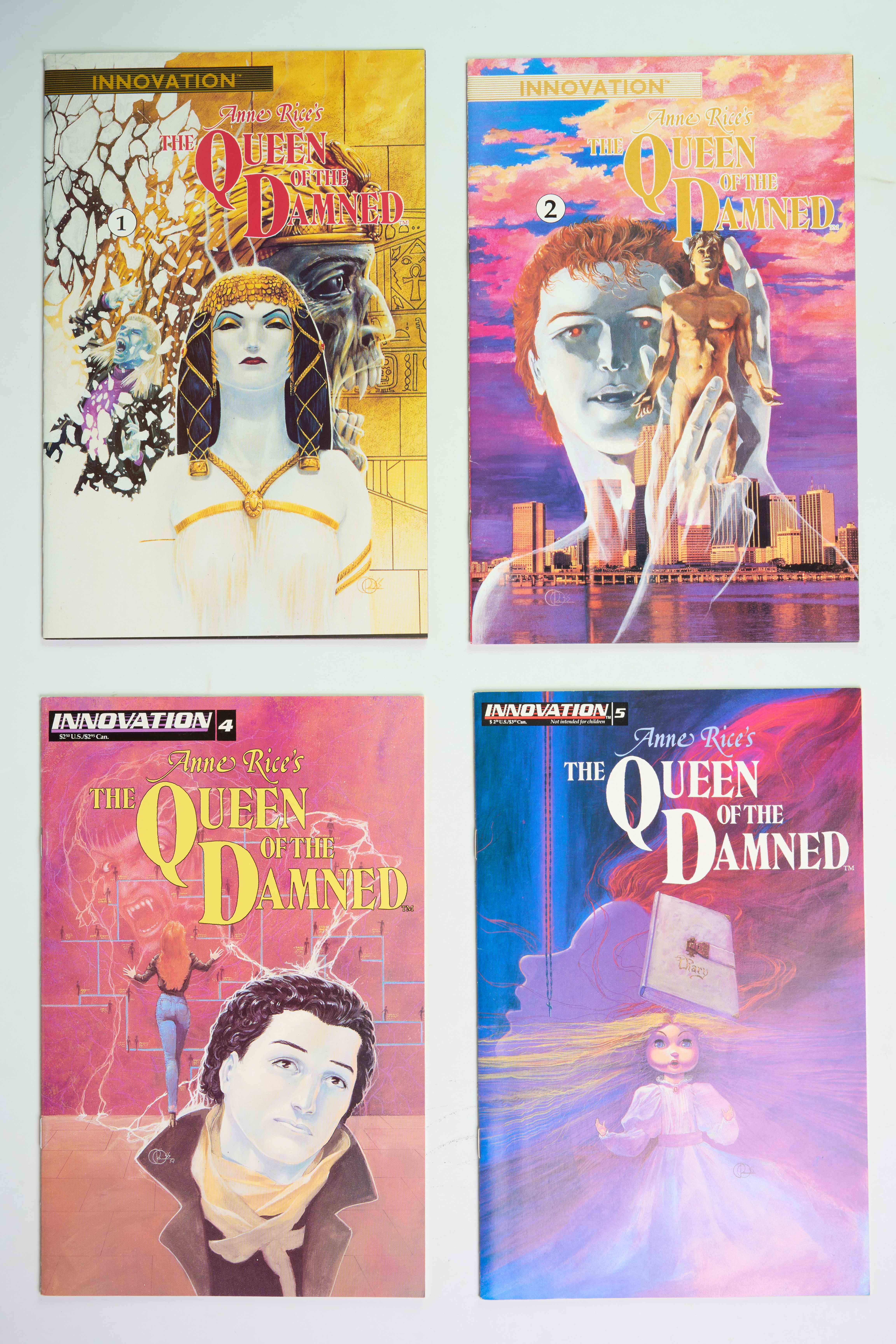 Anne Rice's Queen Of The Damned (Innovation, 1991-1993) Bundle of 10 issues
