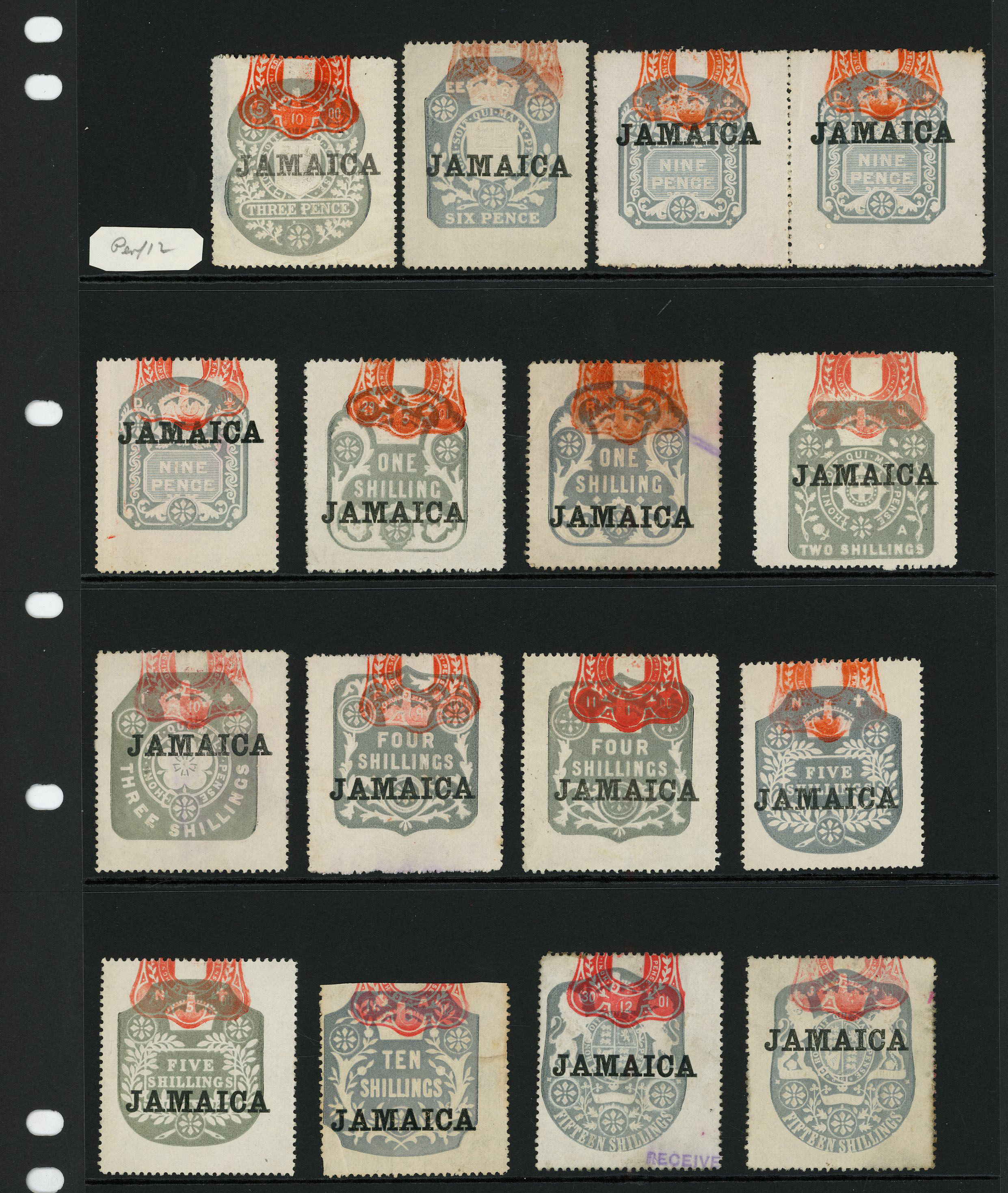 QV- QEII comprehensive collection on stock sheets, sorted...