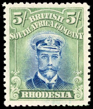 Rhodesia 5/- SG 307 mint