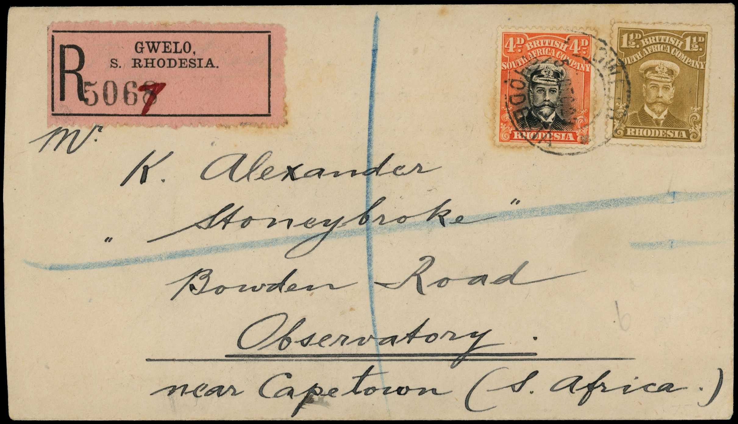 Usages. 1923 registered commercial cover...