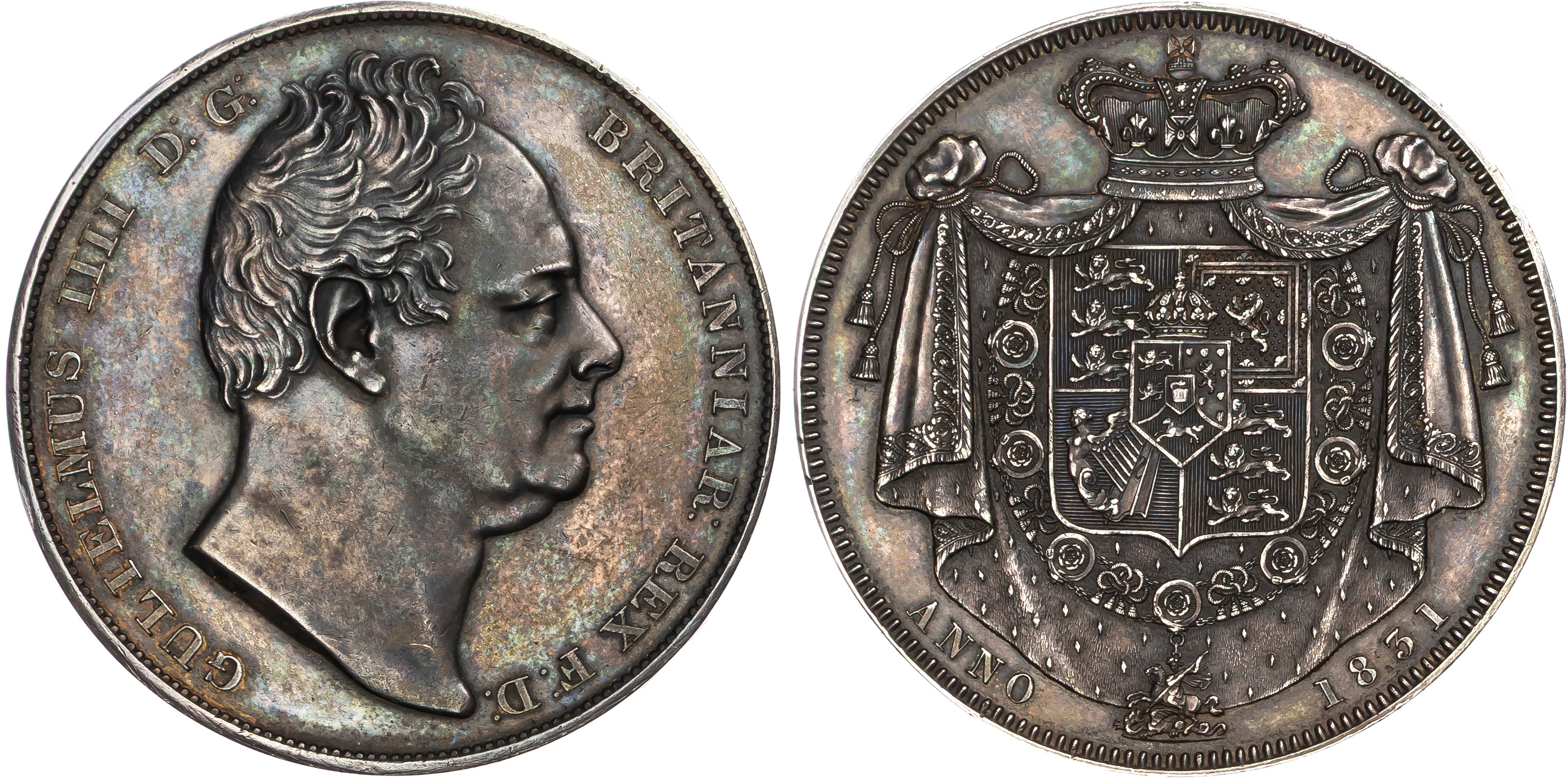 William IV (1830-37), Proof Crown, 1831.