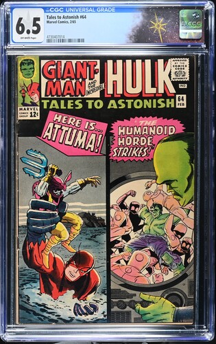 Tales to Astonish #64 CGC 6.5 President Lyndon B. Johnson cameo. (Marvel Comics, 1965) Off-white pages