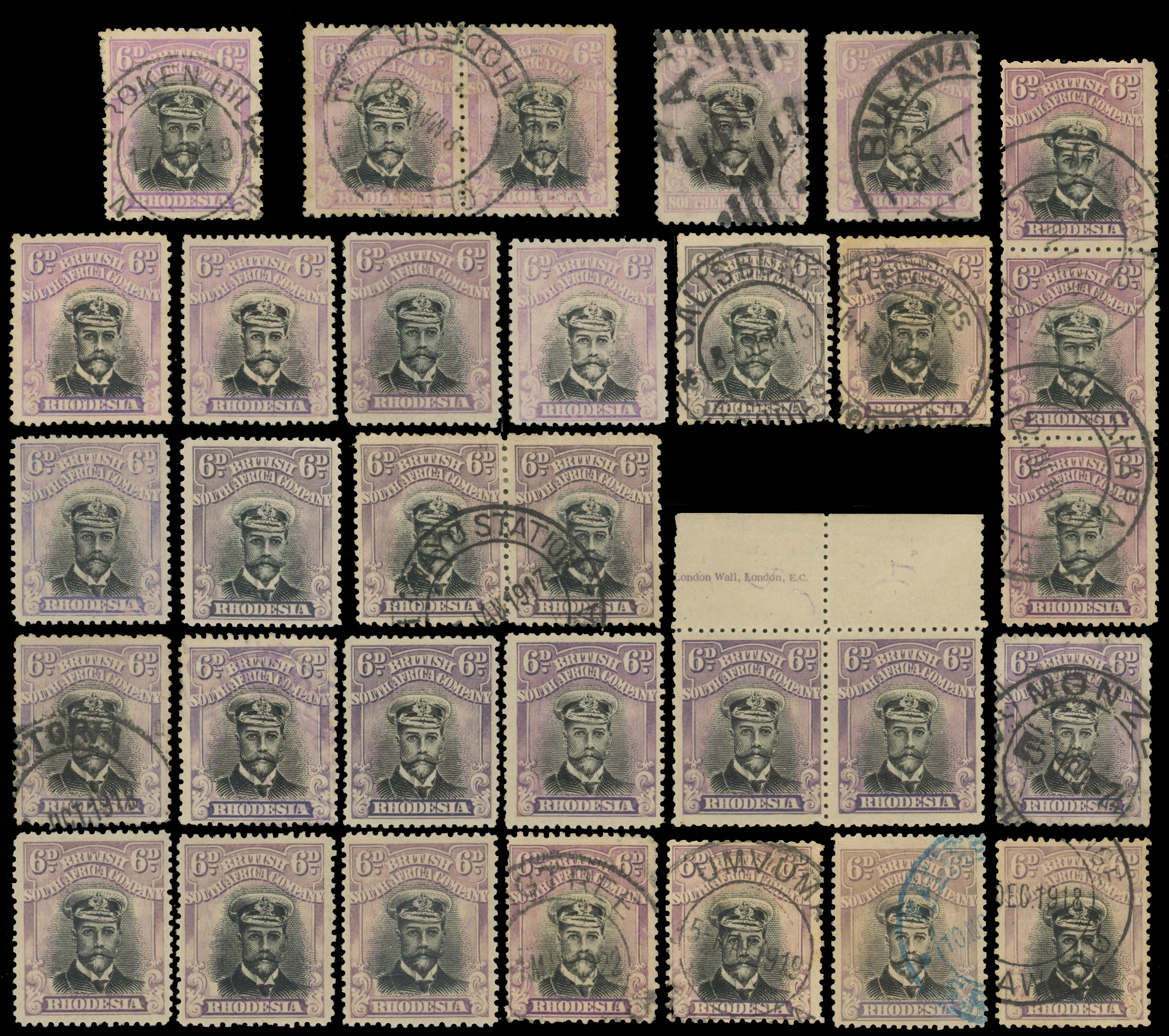 Rhodesia 6d balance group