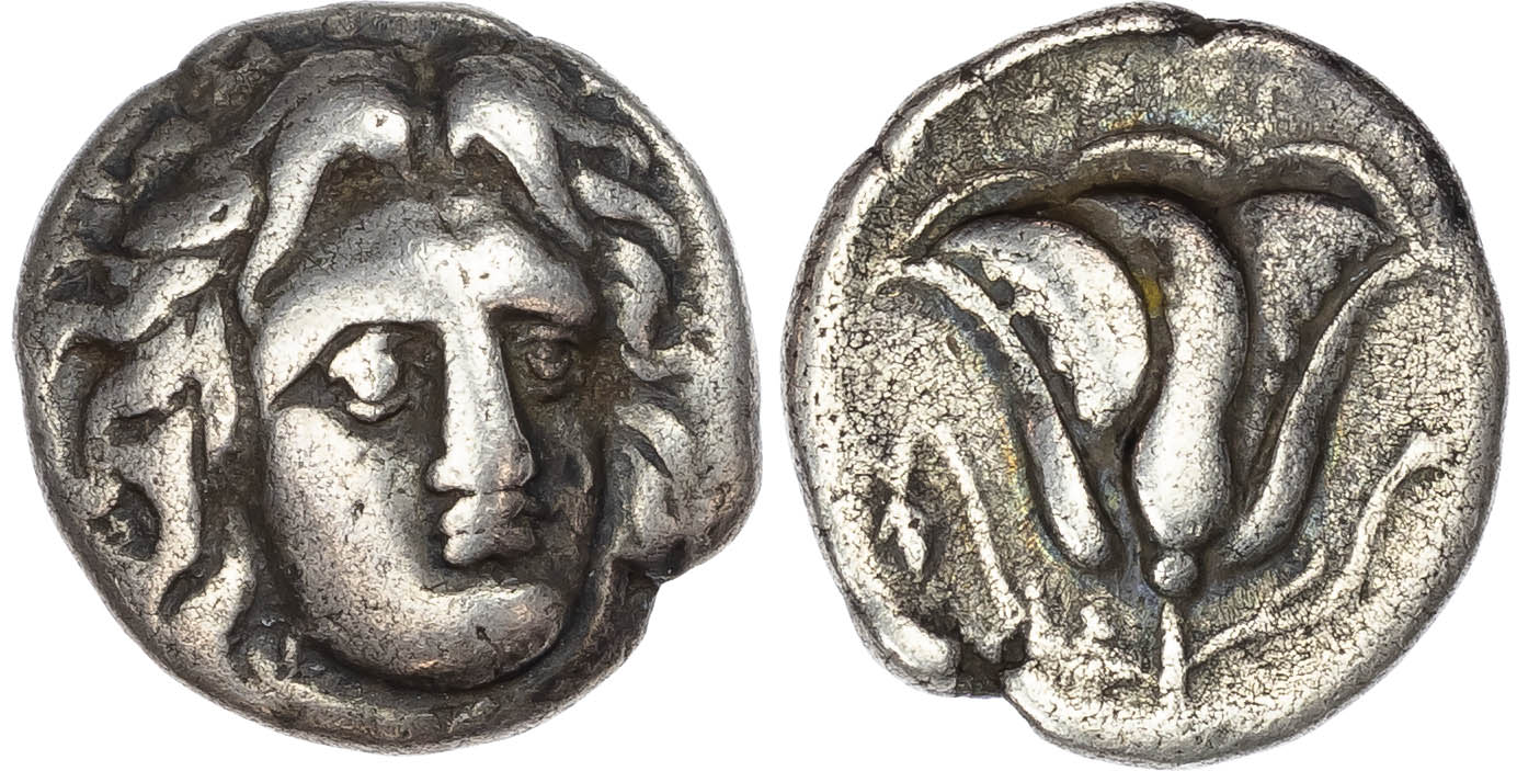 Islands off Karia, Rhodes (c. 305-275 BC) AR Didrachm, 6.42g. 