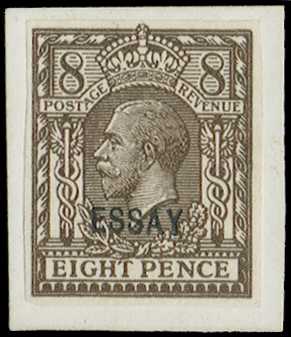 1912 8d Eve's Pillar Design colour essay....