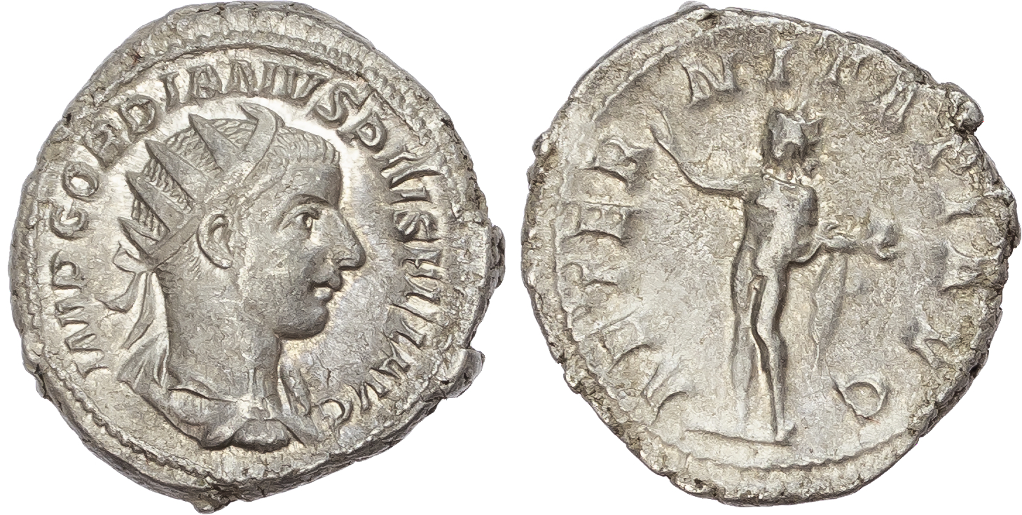Gordian III (AD 238-245) AR Antoninianus, Rome, AD 241-243, 6.57g.