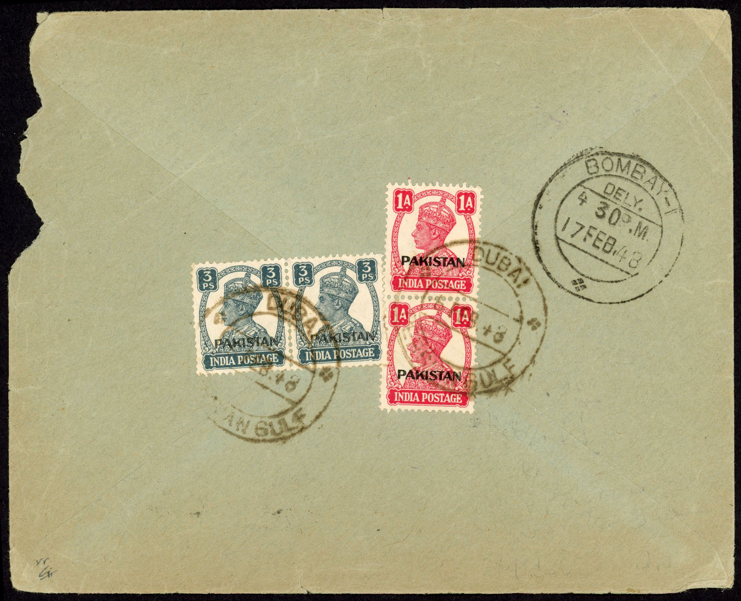 BPAEA Pakistan used at Dubai cover