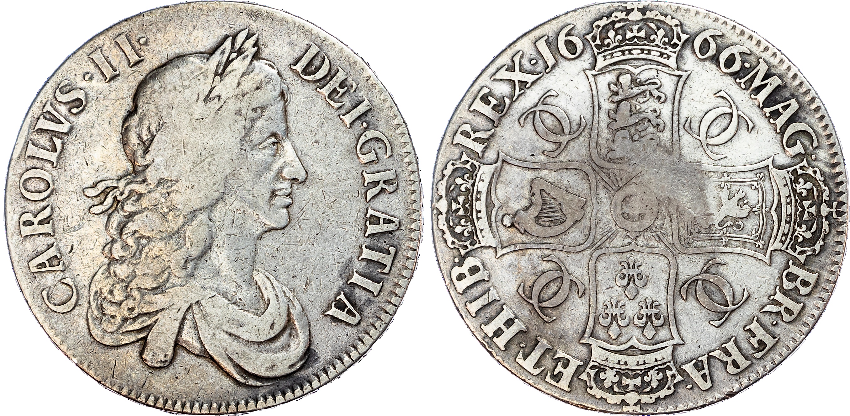 Charles II (1660-1685), Crown, 1666.