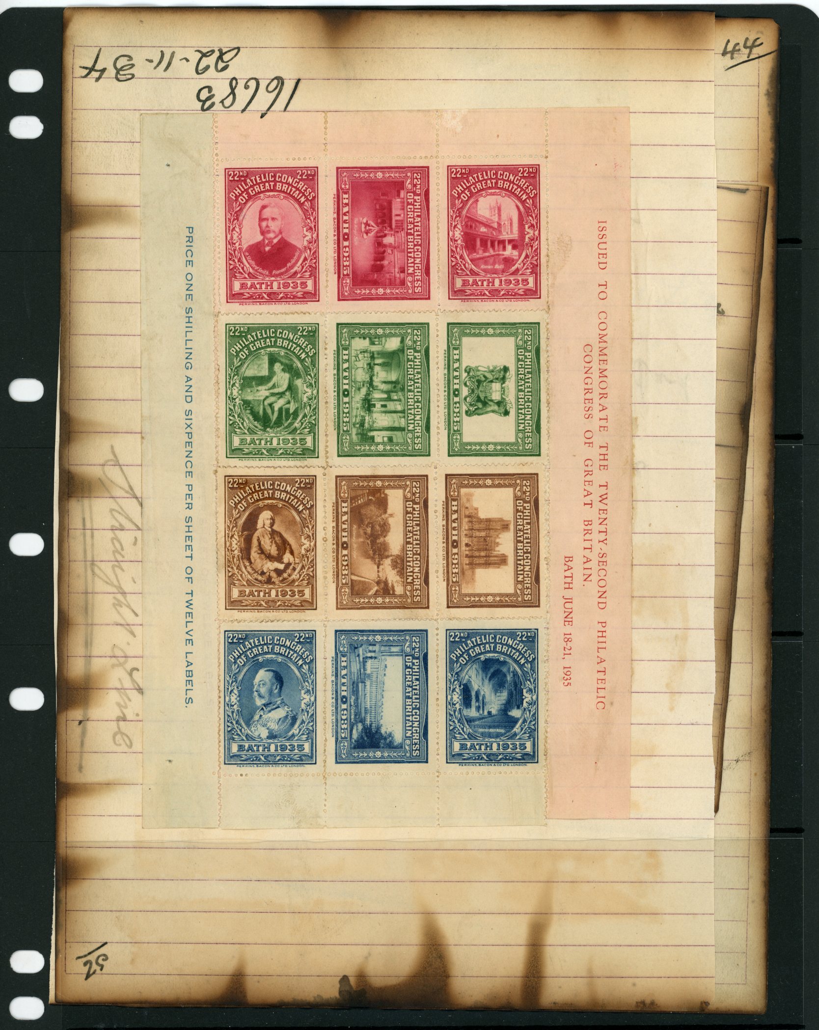 Revenues/Cinderellas. Page and part pages from...