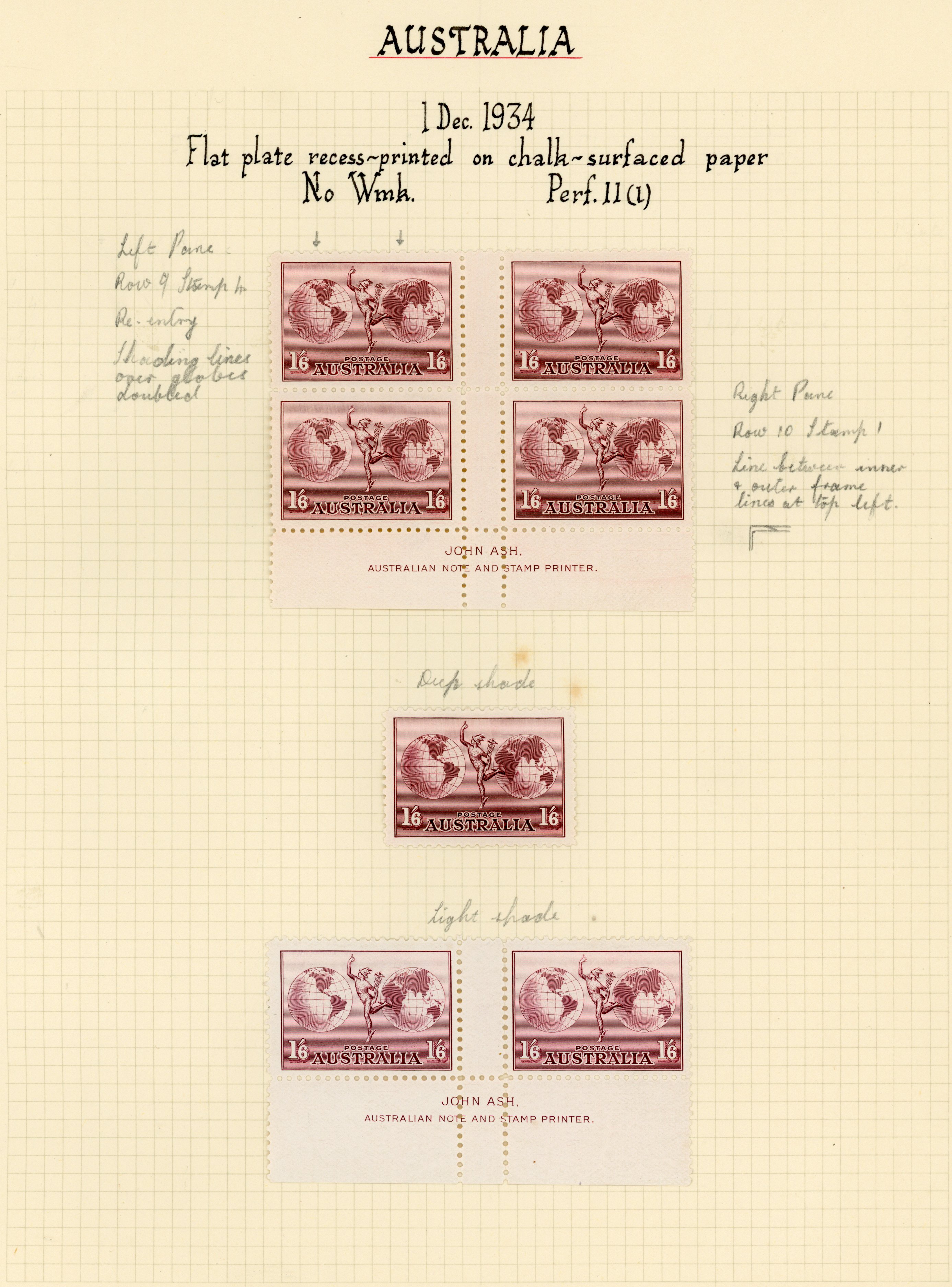 Australia SG 153-b collection mint