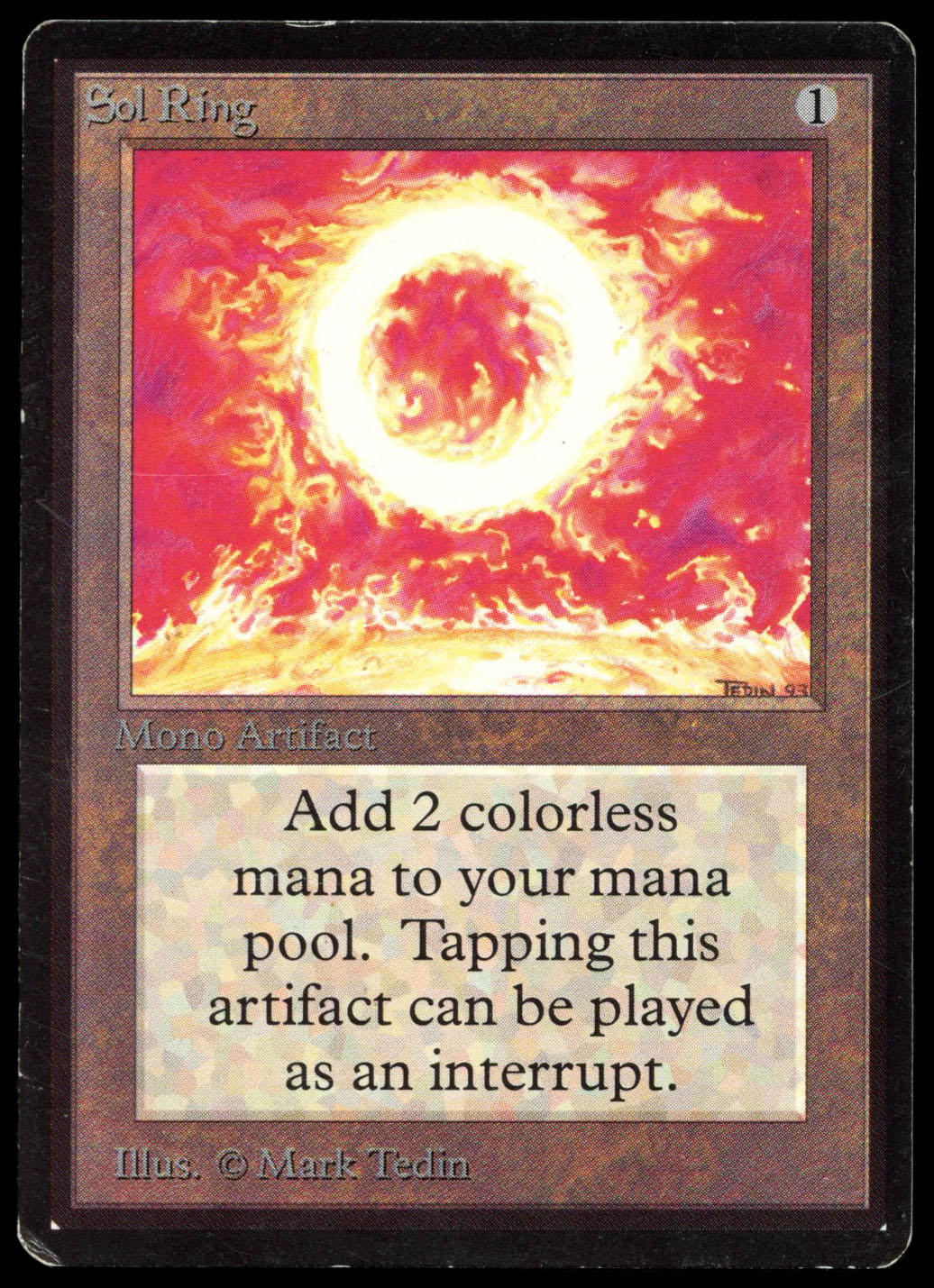 Beta Sol Ring - (LP)