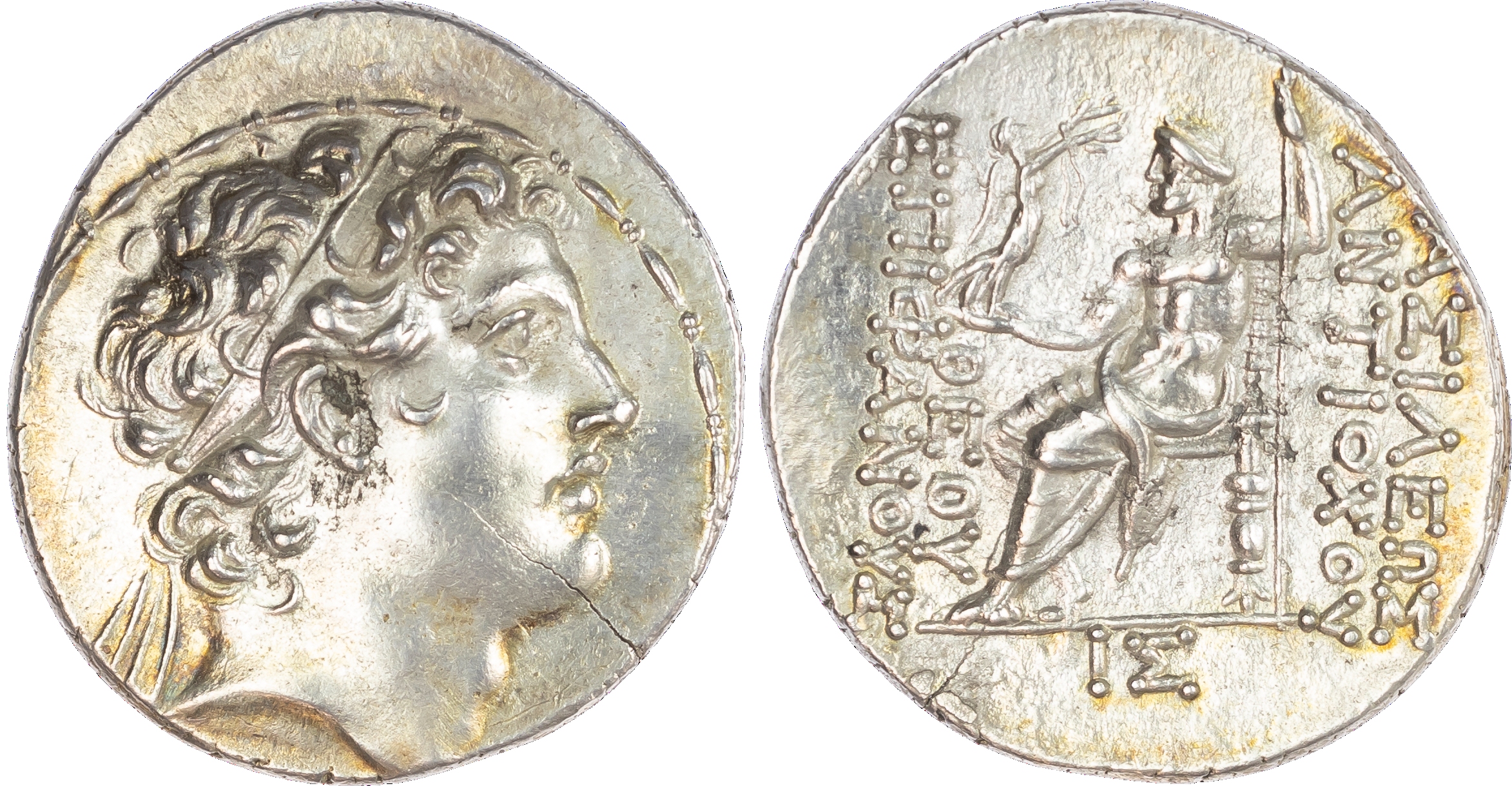 Seleucid Empire, Antiochos IV Epiphanes (175-164 BC) AR Tetradrachm, mint of Antioch on the Orontes, Second Series, c.