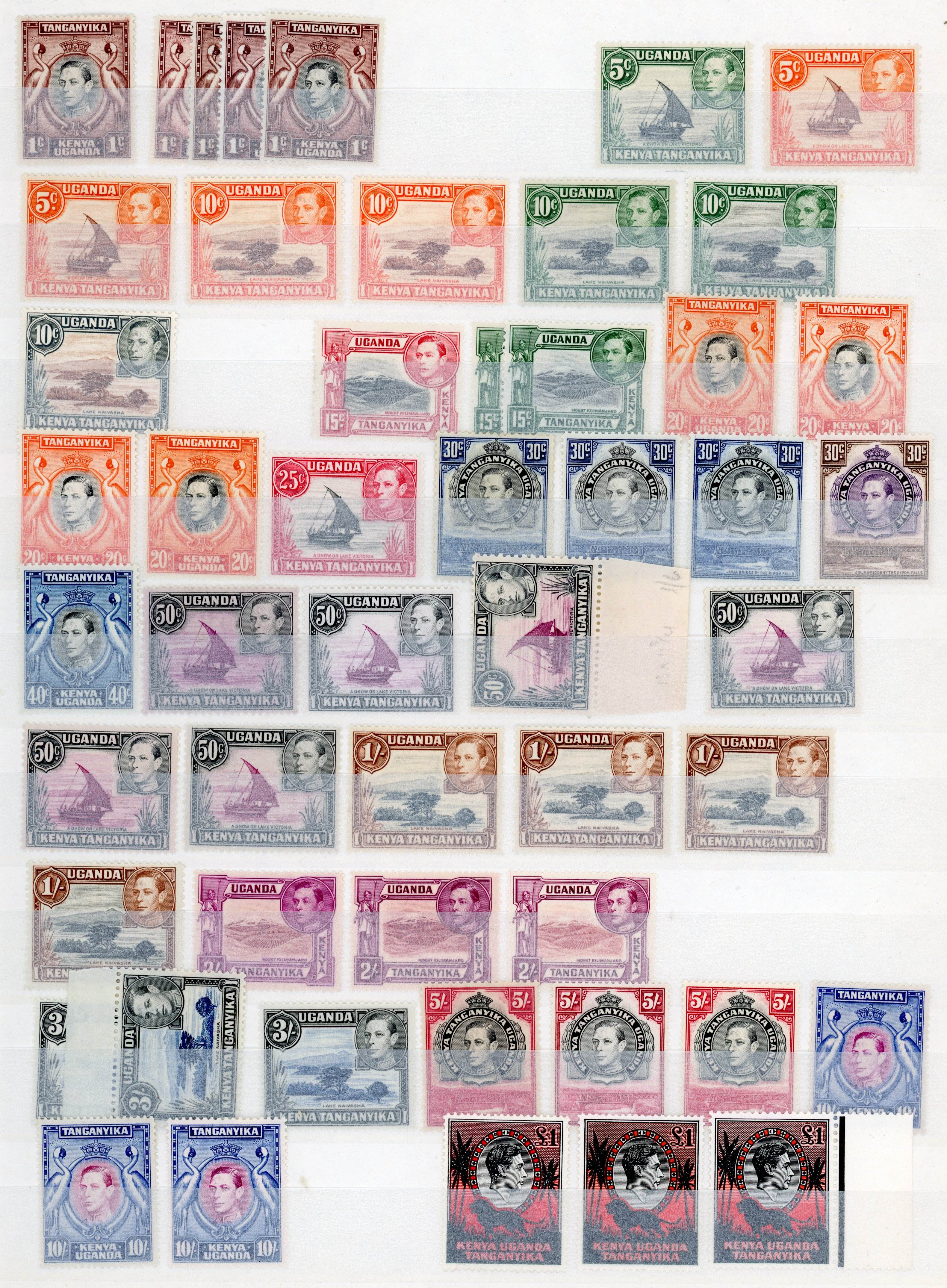 KUT 1938-54 collection mint