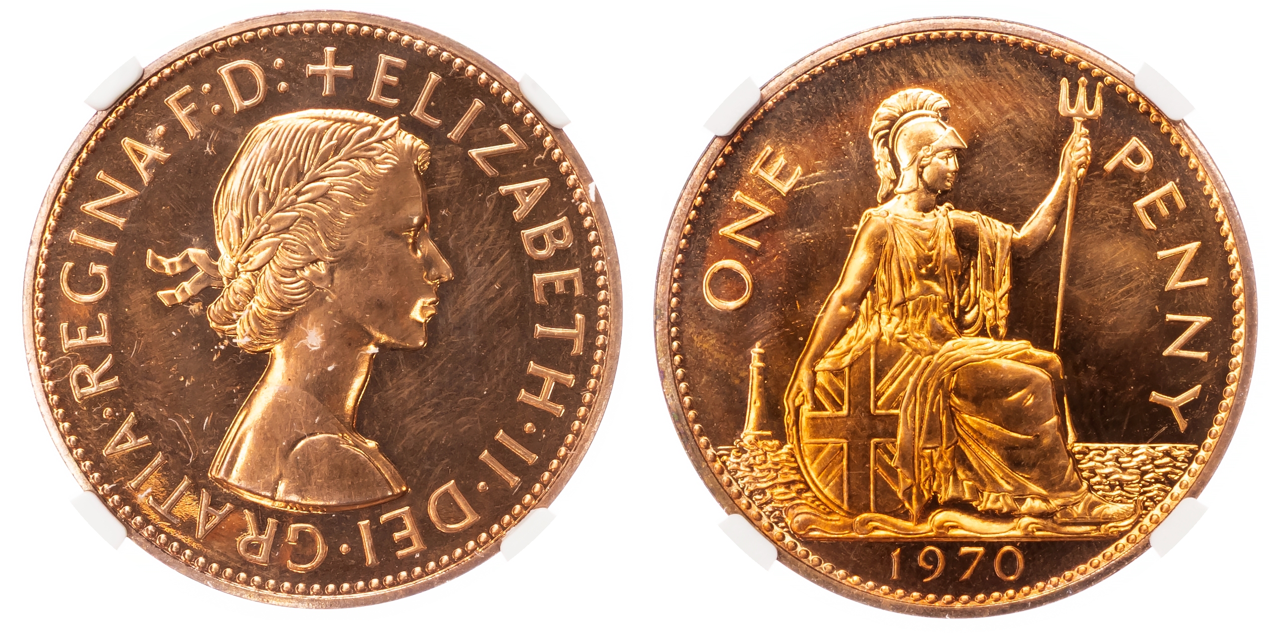 Elizabeth II (1952-2022), Penny, 1970. 
