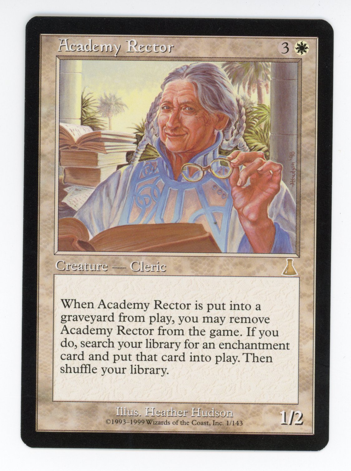 Magic The: Gathering  - Academy Rector   - Urza's Destiny  - Near Mint