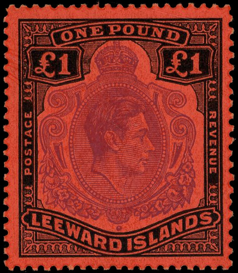 Leeward Islands SG 114c var mint