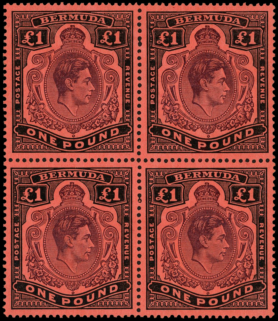 Bermuda SG 121c block mint
