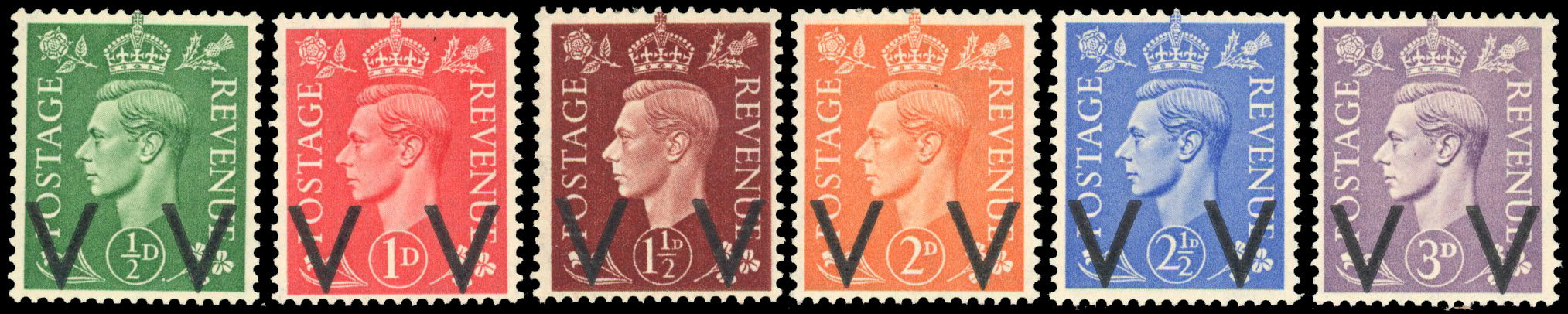 1942-43 Private Victory overprint essays