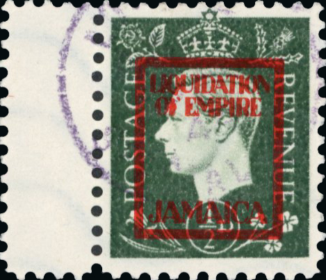 German Propaganda Forgeries; Jamaica set 'used'