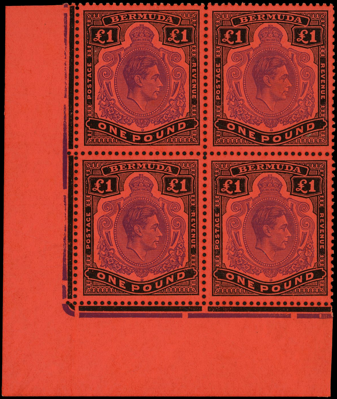 Bermuda SG 121d block mint