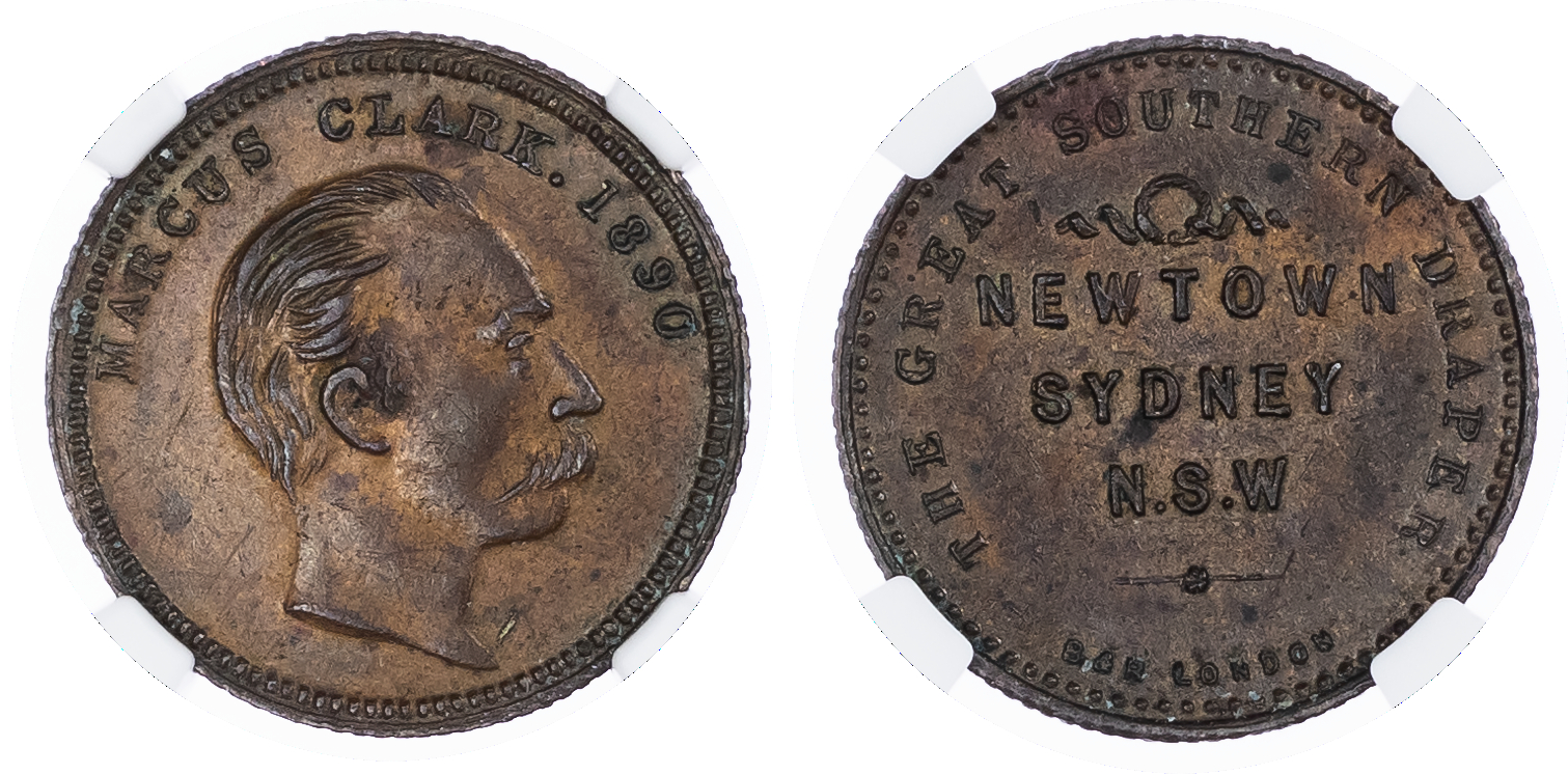 Australia, Sydney- Newtown. Marcus Clark Æ Farthing Advertising Token. 1890.