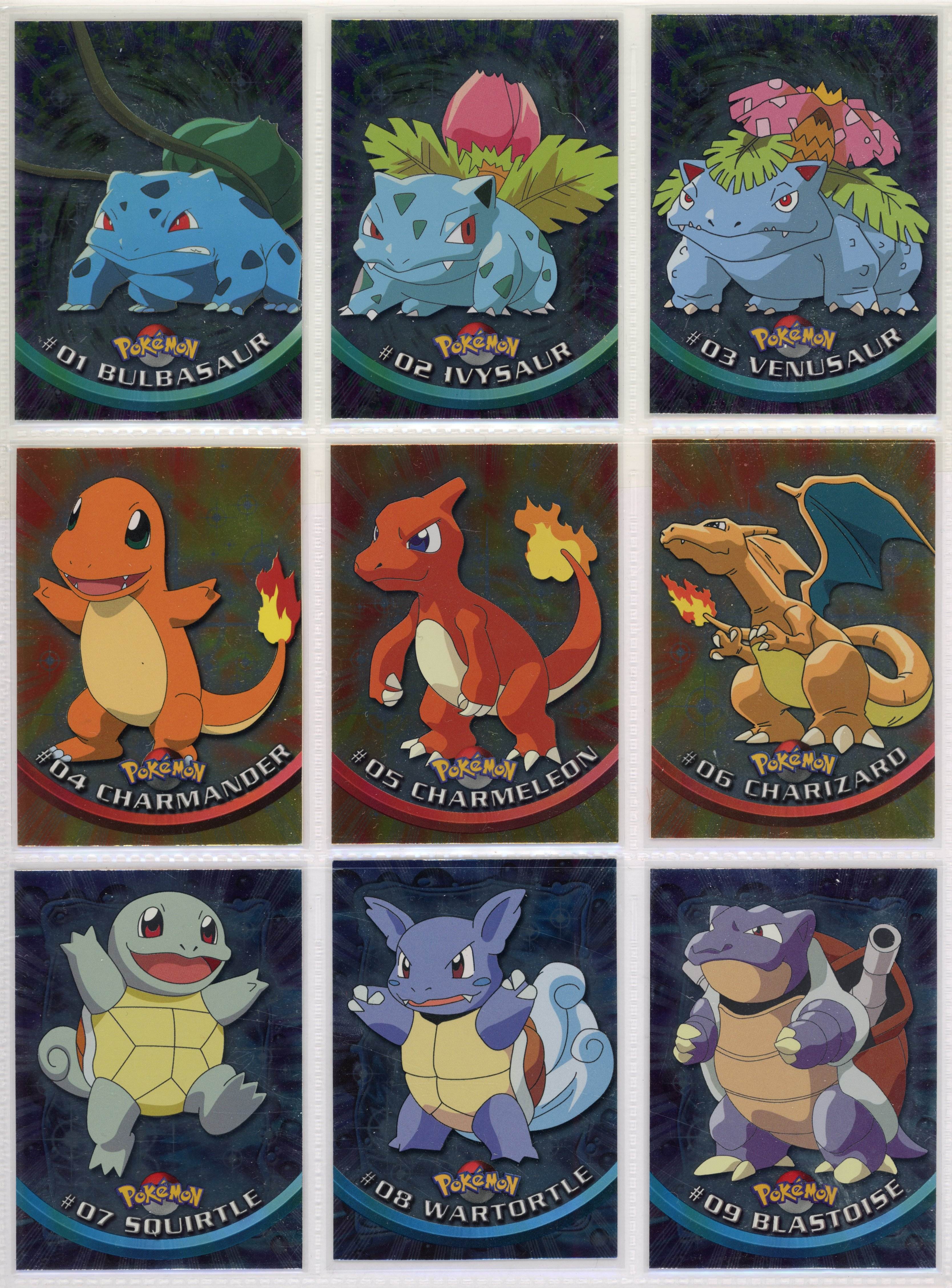 Topps Pokémon Trading Cards Partially Complete Foil Sets